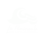 logo la peninsula altata blanco